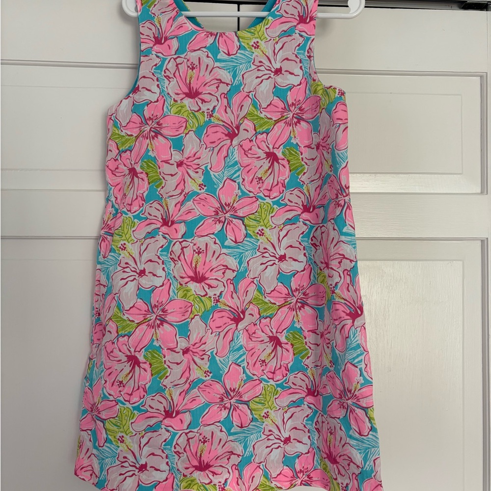 Tommy Bahama Kids Floral Dress - Pink and Green